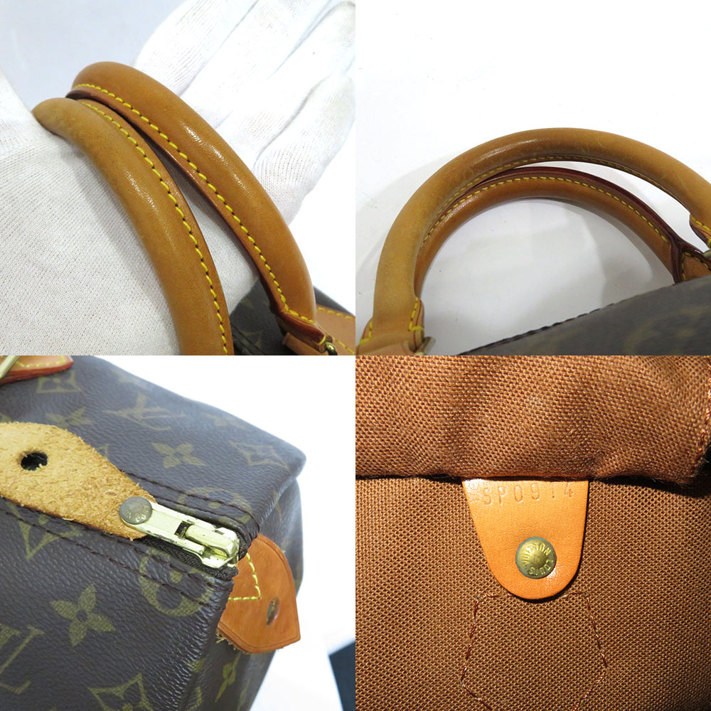 Louis Vuitton Monogram Speedy 35 Boston Bag M41524