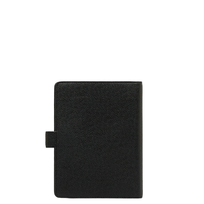 Louis Vuitton Tiger Agenda MM Handbook Cover R20423 Noir Black Leather  Louis Vuitton