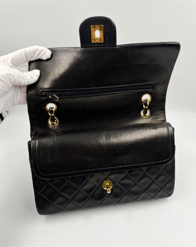 Chanel Classic Double Flap Medium Bag with 24k gold plated hardware
