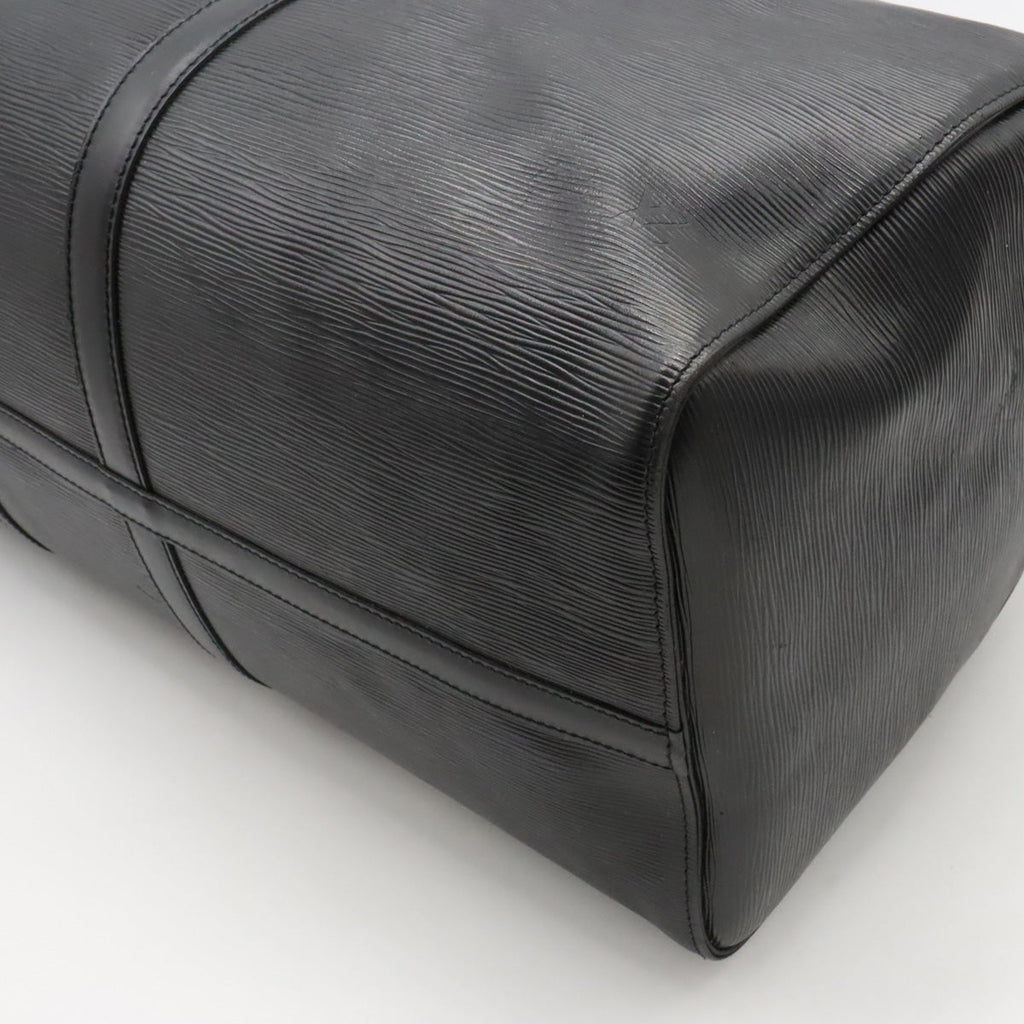LOUIS VUITTON Louis Vuitton Epic Kypopur 55 Boston Bag Travel Bag Leather Noir Black M42952