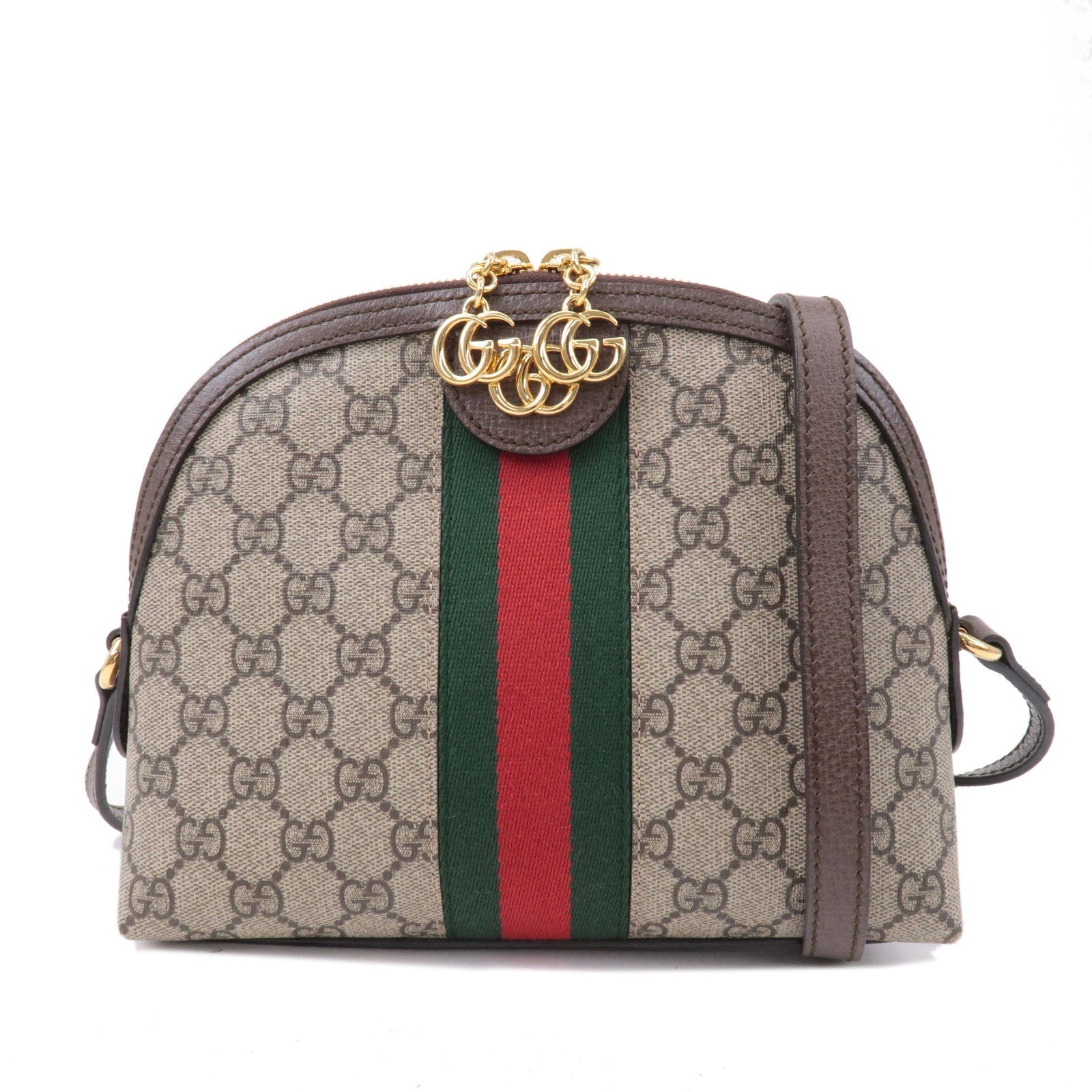 GUCCI Ophidia GG Supreme Leather Shoulder Bag 499621