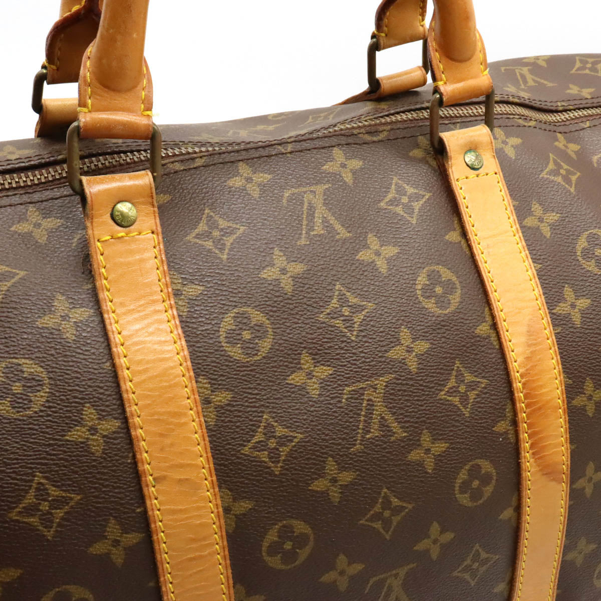 Louis Vuitton Monogram Keipol 50 Boston Bag Travel Bag M41426