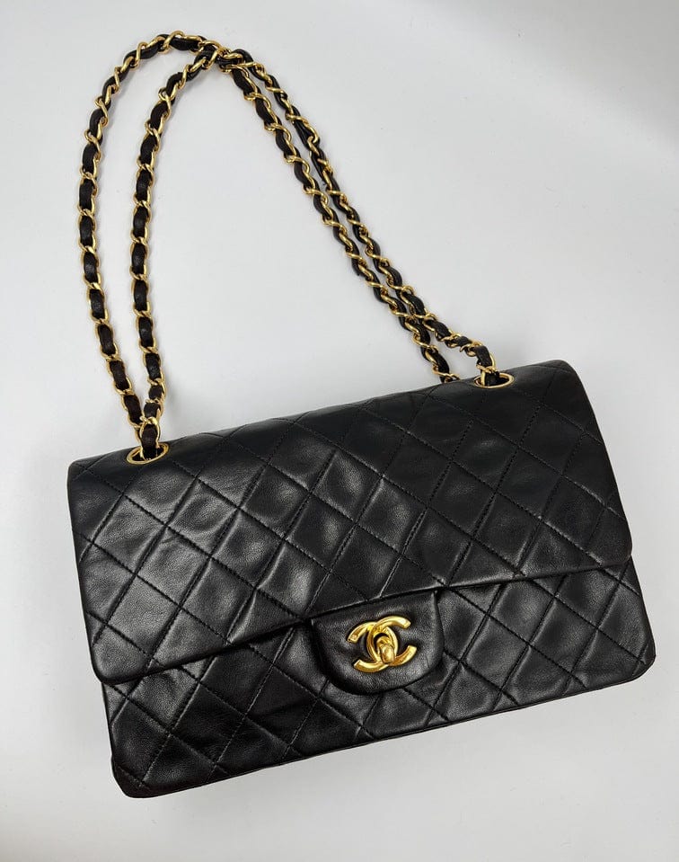 Chanel Classic Double Flap Bag with 24k gold plated hardware