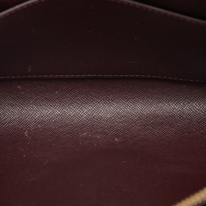 Louis Vuitton Tiger Second Bag M30186 Acajou Bordeaux Leather Men Louis Vuitton