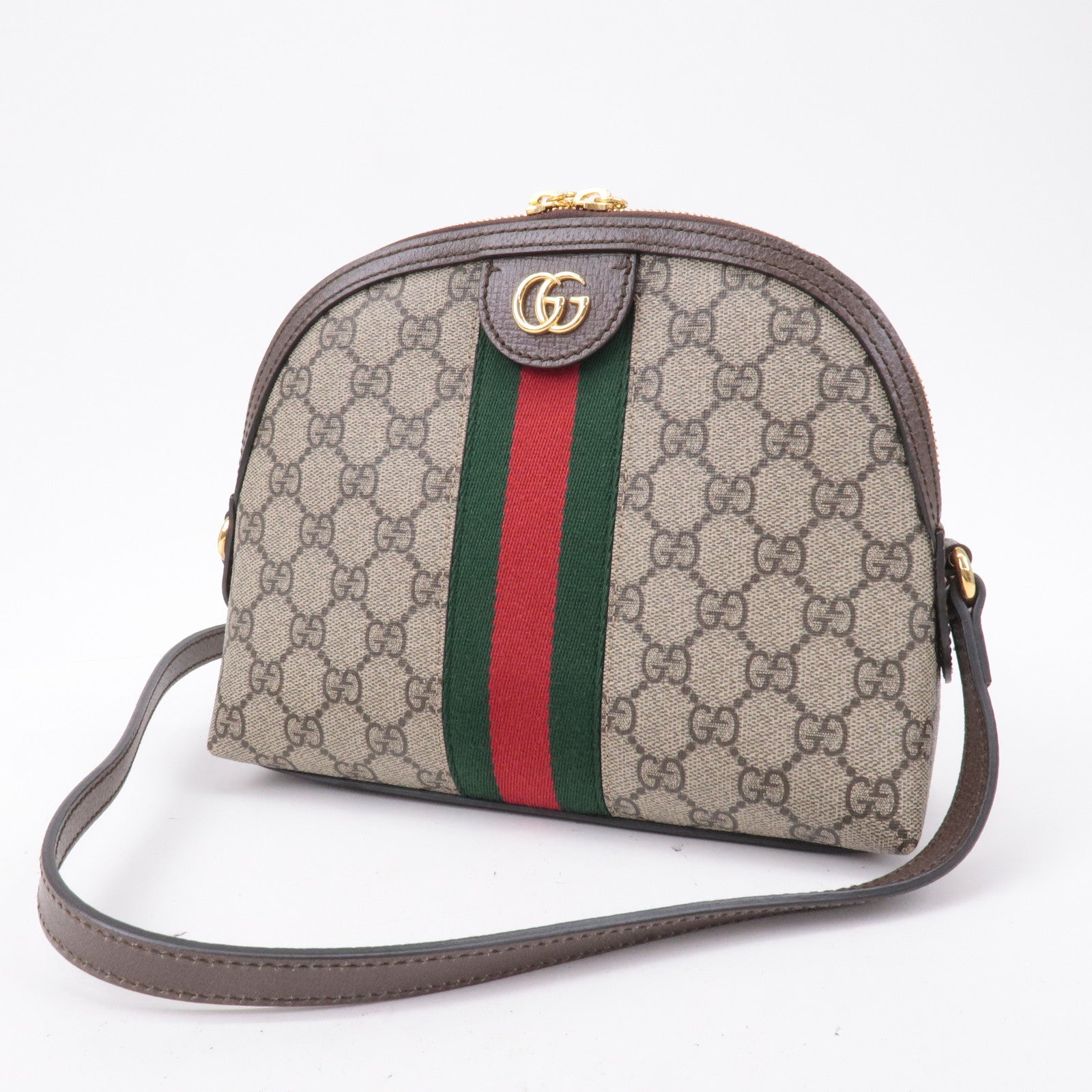 GUCCI Ophidia GG Supreme Leather Shoulder Bag 499621