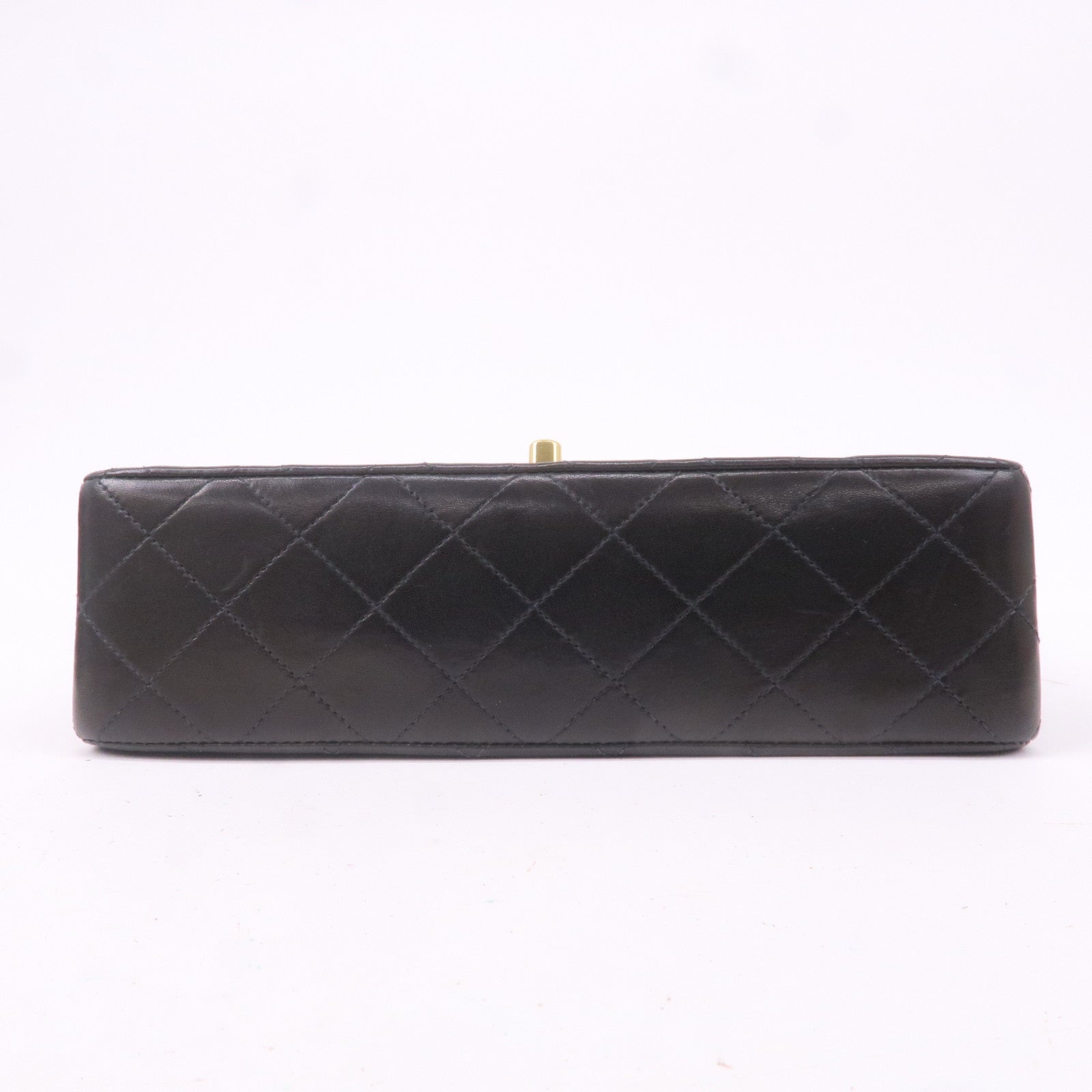 CHANEL Matelasse Lamb Skin 23 Double Flap Shoulder Bag A01113