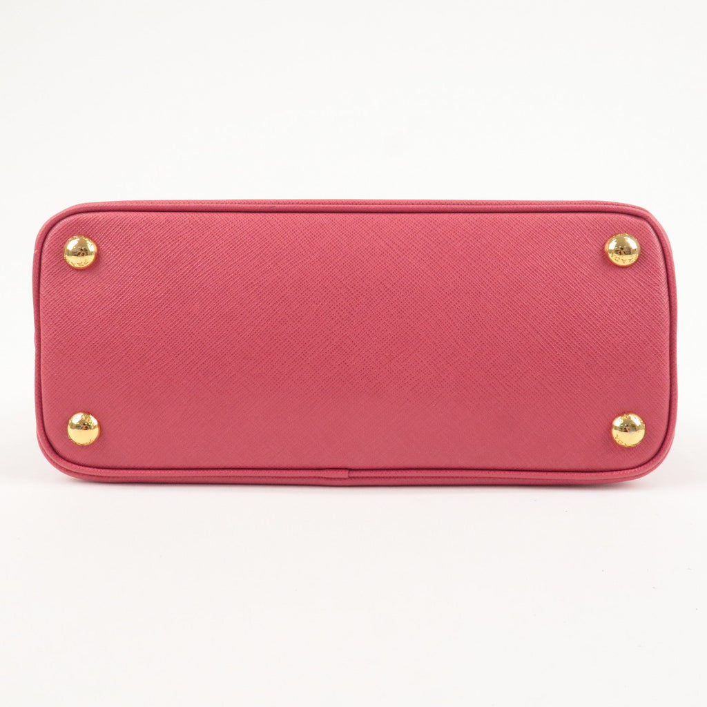 Prada Logo Leather 2Way Hand Bag Shoulder Bag Pink BL0838