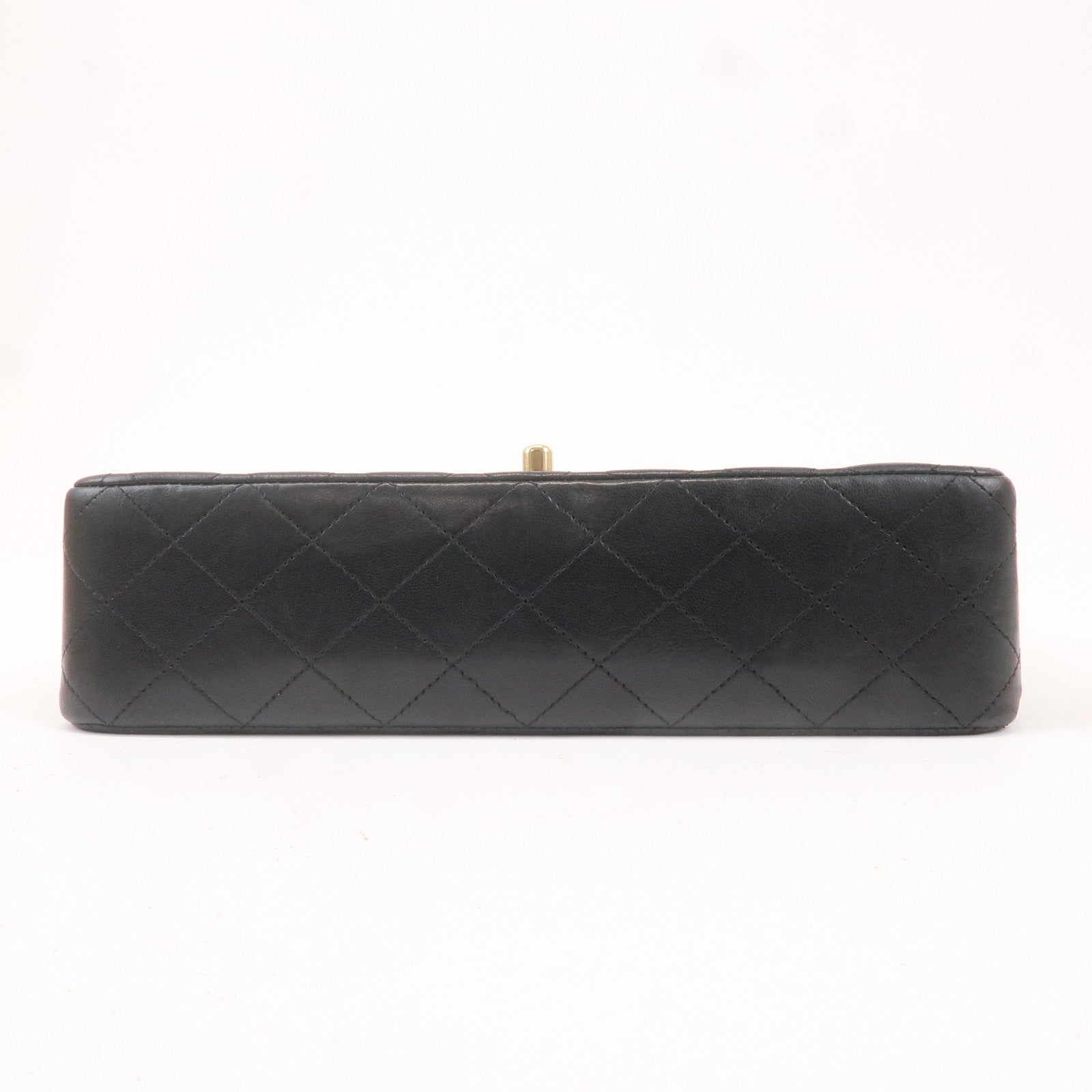 CHANEL Matelasse 25 Lamb Skin Double Flap Shoulder Bag A01112