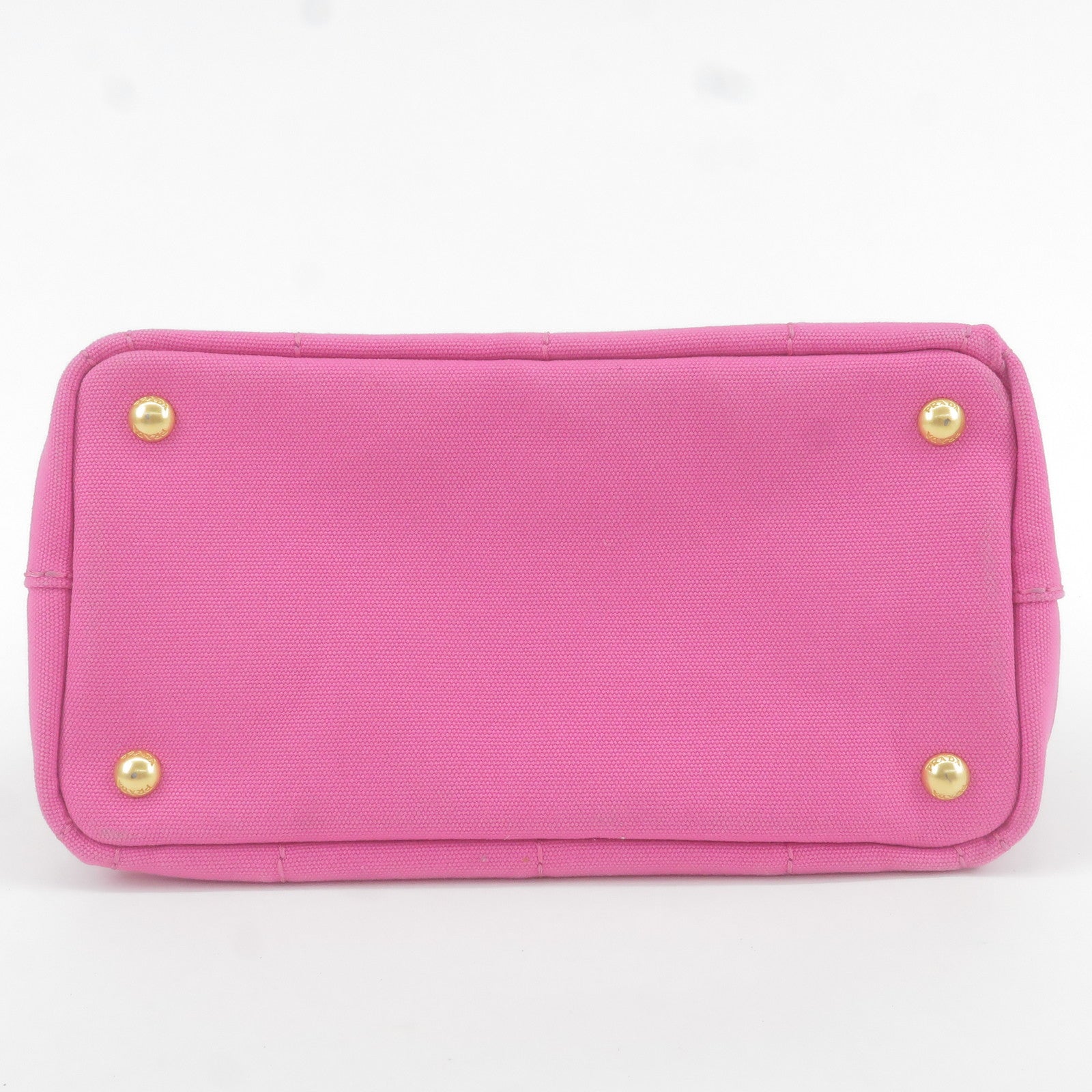 Prada Canapa Mini Canvas Tote Bag Pink BN2439