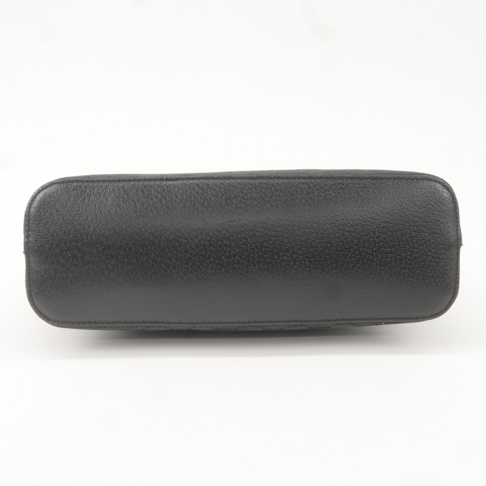 GUCCI GG Monogram Canvas Leather Shoulder Bag Black 115003