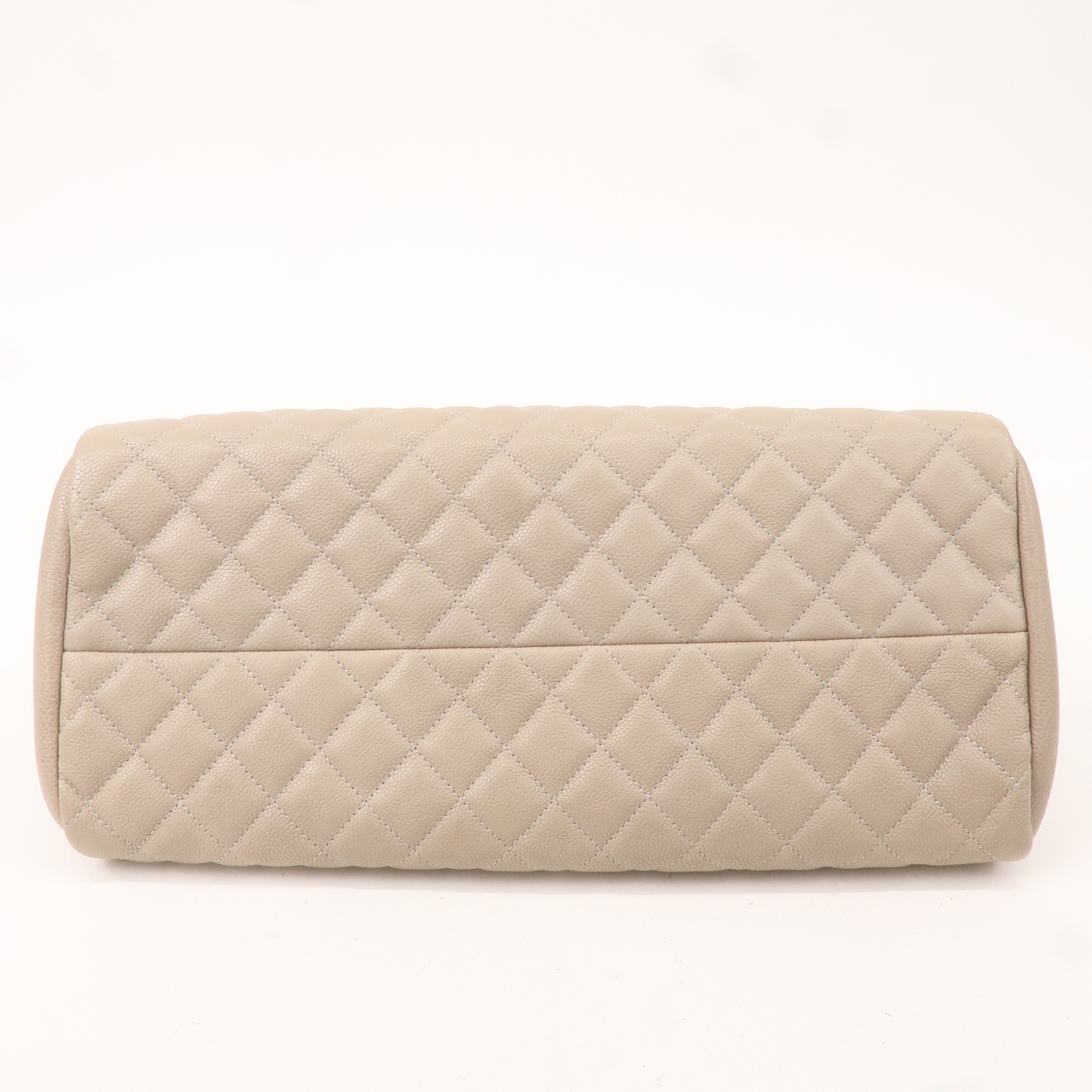 CHANEL Matelasse Mademoiselle Caviar Skin Chain Hand Bag A50556