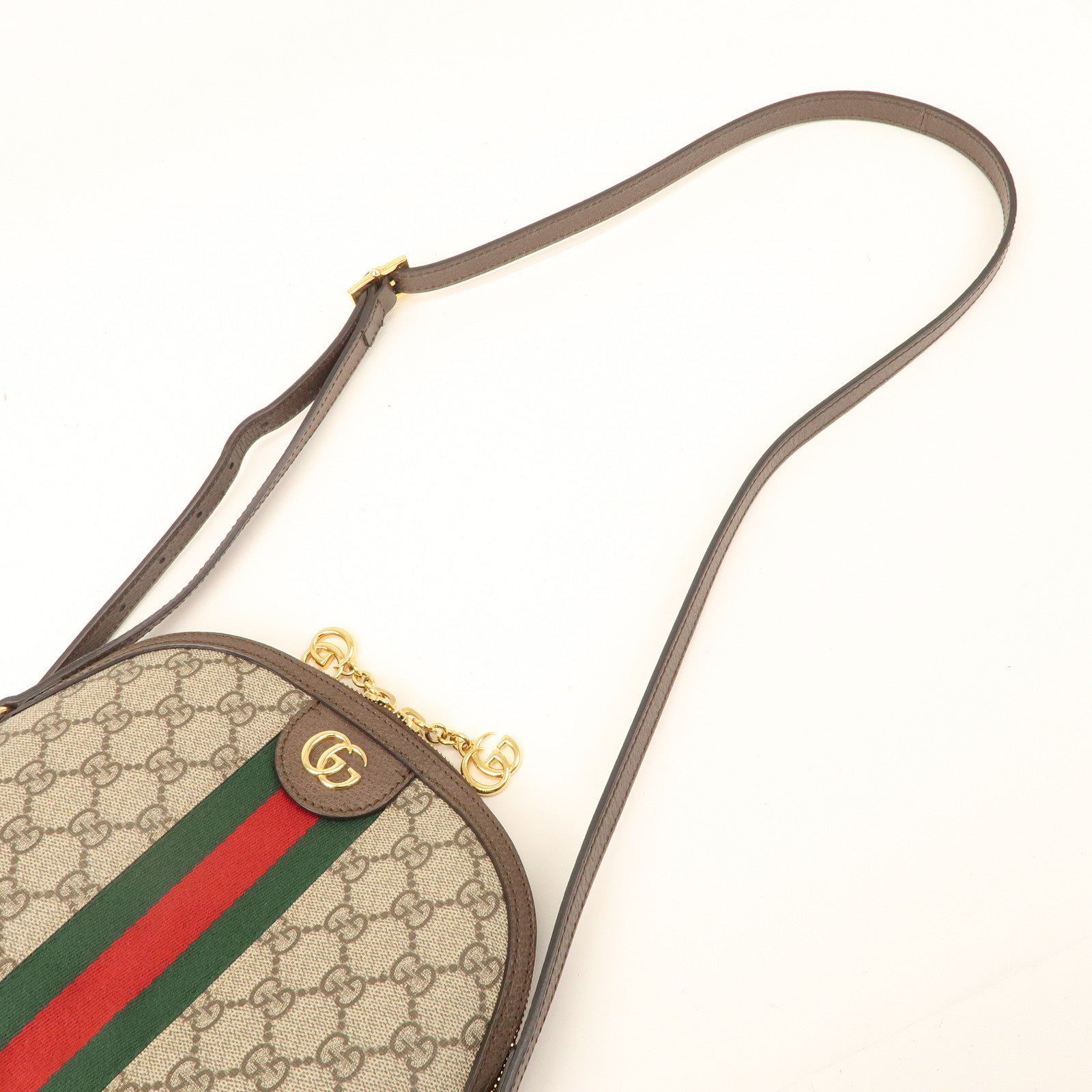 GUCCI Ophidia GG Supreme Leather Shoulder Bag 499621