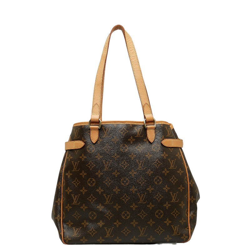 Louis Vuitton Monogram Batignol Vertical s Bag M51153 Brown PVC Leather  Louis Vuitton