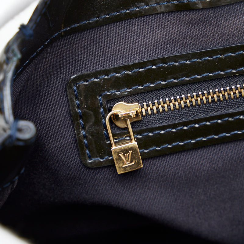 Louis Vuitton Monogram Verney Wilshere PM Handbag M91451 Blue Amphitheater Black Patent Leather  Louis Vuitton