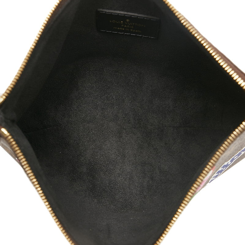 Louis Vuitton Monogram City  Patch — Collection Pocket M63447 Brown Multicolor PVC Men LOUIS VUITTON