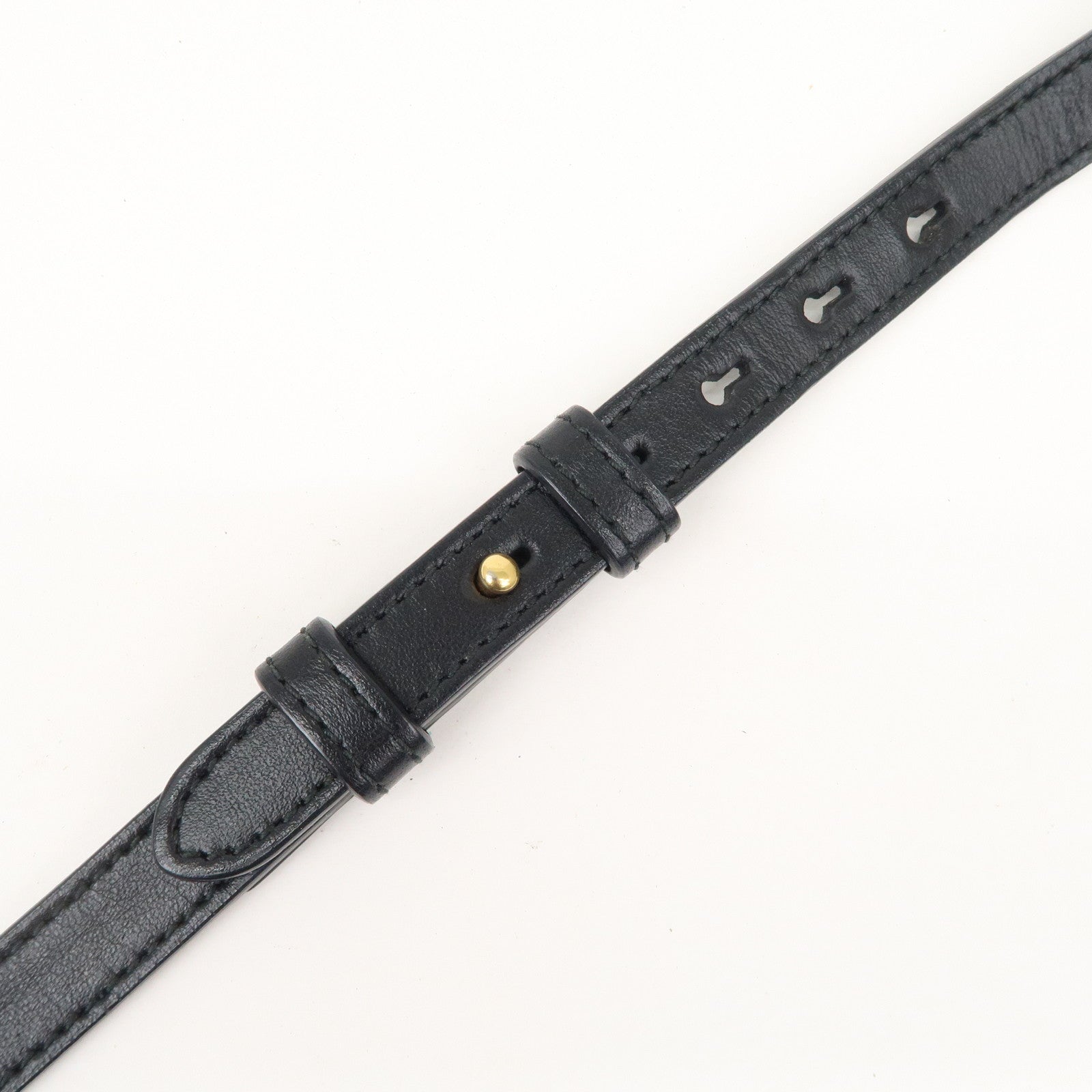 GUCCI GG Marmont Leather Chain Shoulder Bag Black 447632