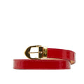 Louis Vuitton Sanctuary Belt in Monogram Vernis Pompadour Red M6980U