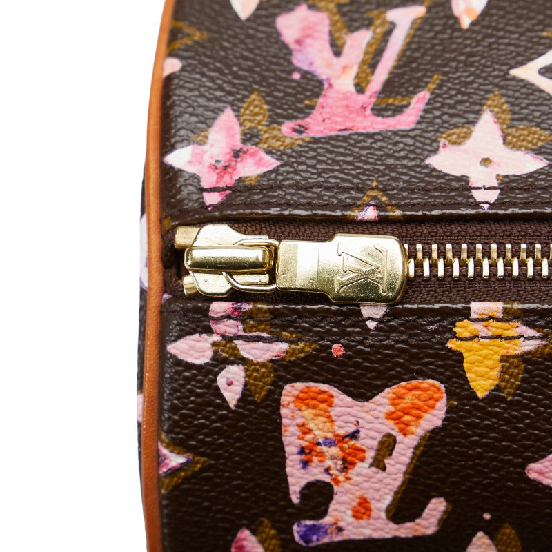 Louis Vuitton Monogram Water Colour Papillon 30 Shoulder Bag M95753 Brown Pink PVC Leather  Louis Vuitton