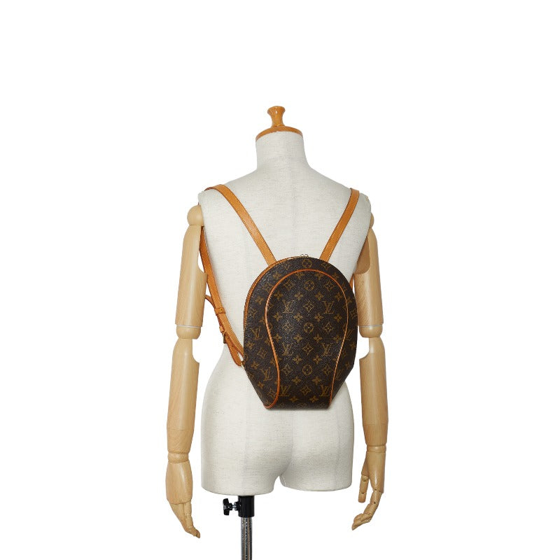 Louis Vuitton Monogram Elipse Bag Ad Rucksack M51125 Brown PVC Leather  Louis Vuitton
