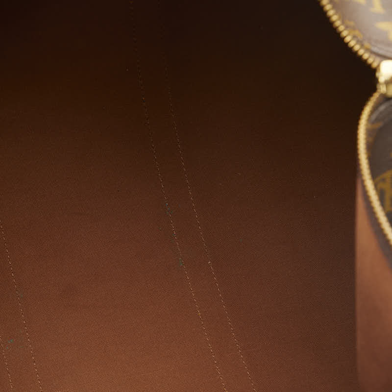 Louis Vuitton Monogram Keepall 55 Boston Bag Travel Bag M41424 Brown