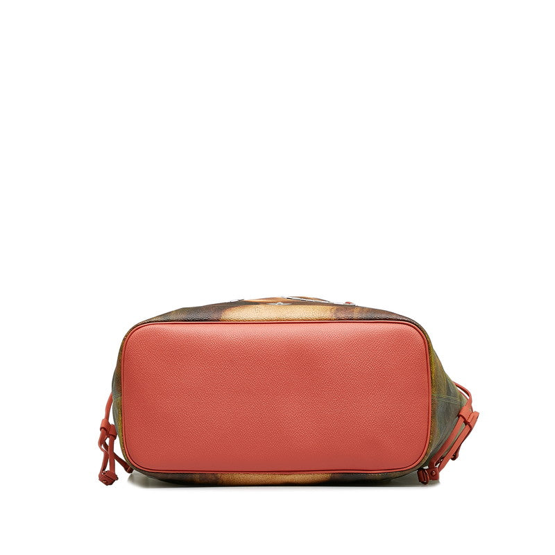 Louis Vuitton Masters Collection Da Vinci Newarf MM Tortoise Bag M43373 Poppy Petal Pink Multicolor PVC Leather  Louis Vuitton