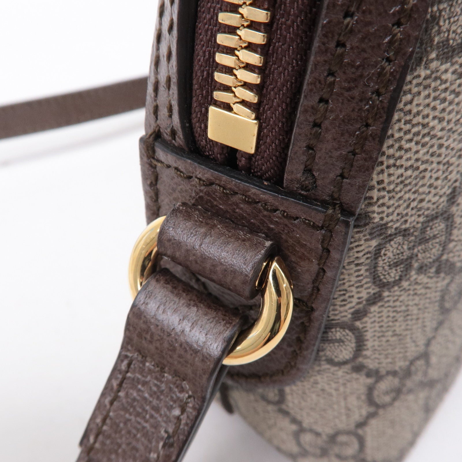 GUCCI Ophidia GG Supreme Leather Shoulder Bag 499621