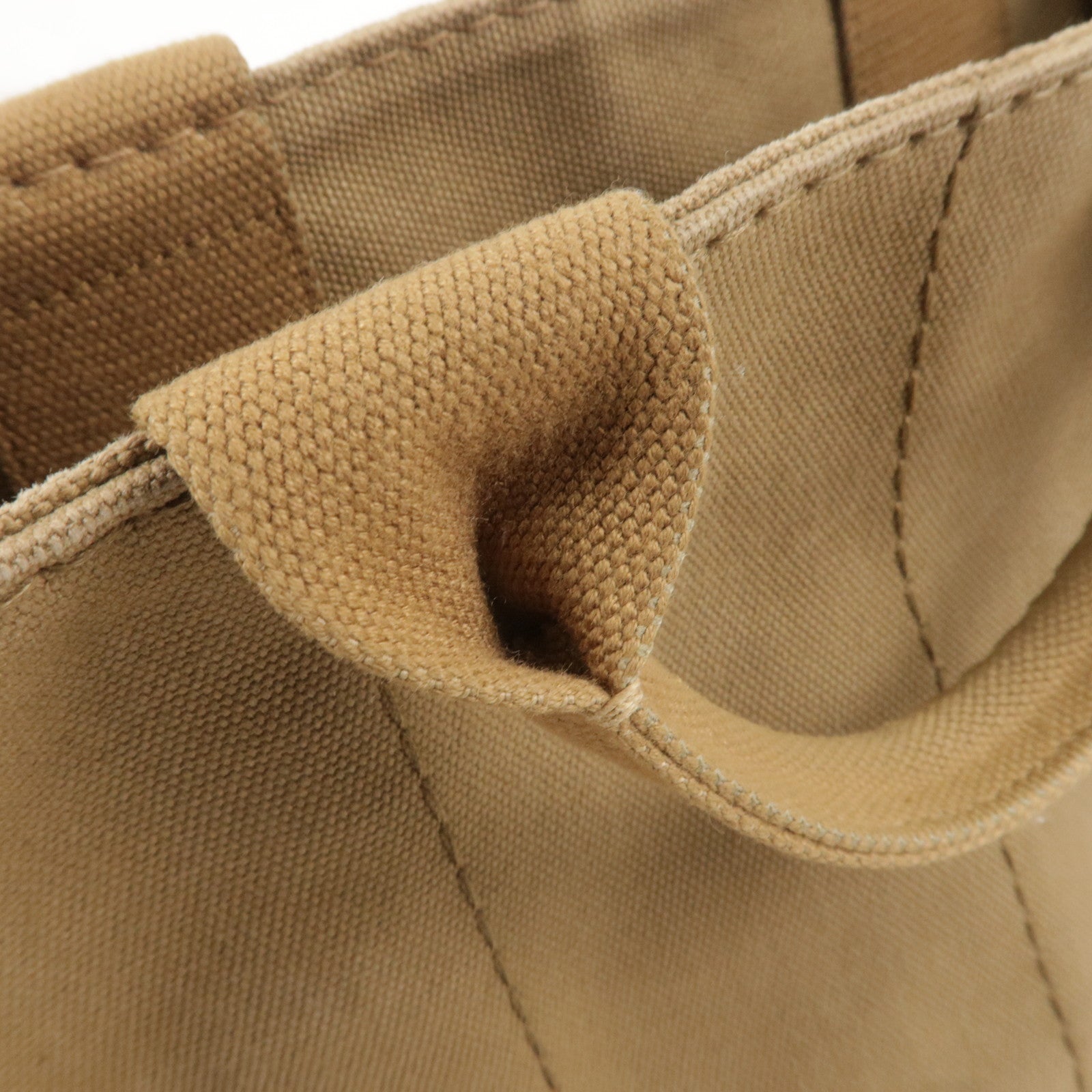 Prada Canapa Mini Canvas 2Way Bag Shoulder Bag Brown B2439G
