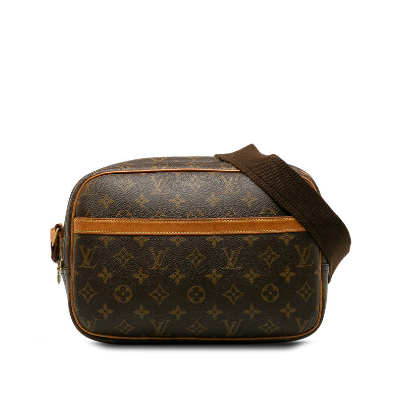 Louis Vuitton Monogram M45254 Shoulder Bag PVC/Leather Brown