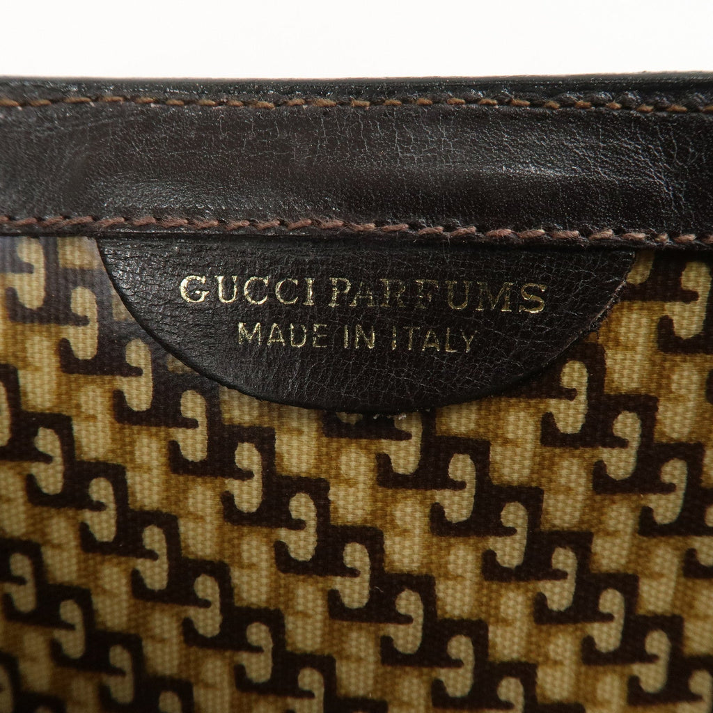 GUCCI Set of 3 Old Gucci Clutch Bag Brown Beige 014.14.0028