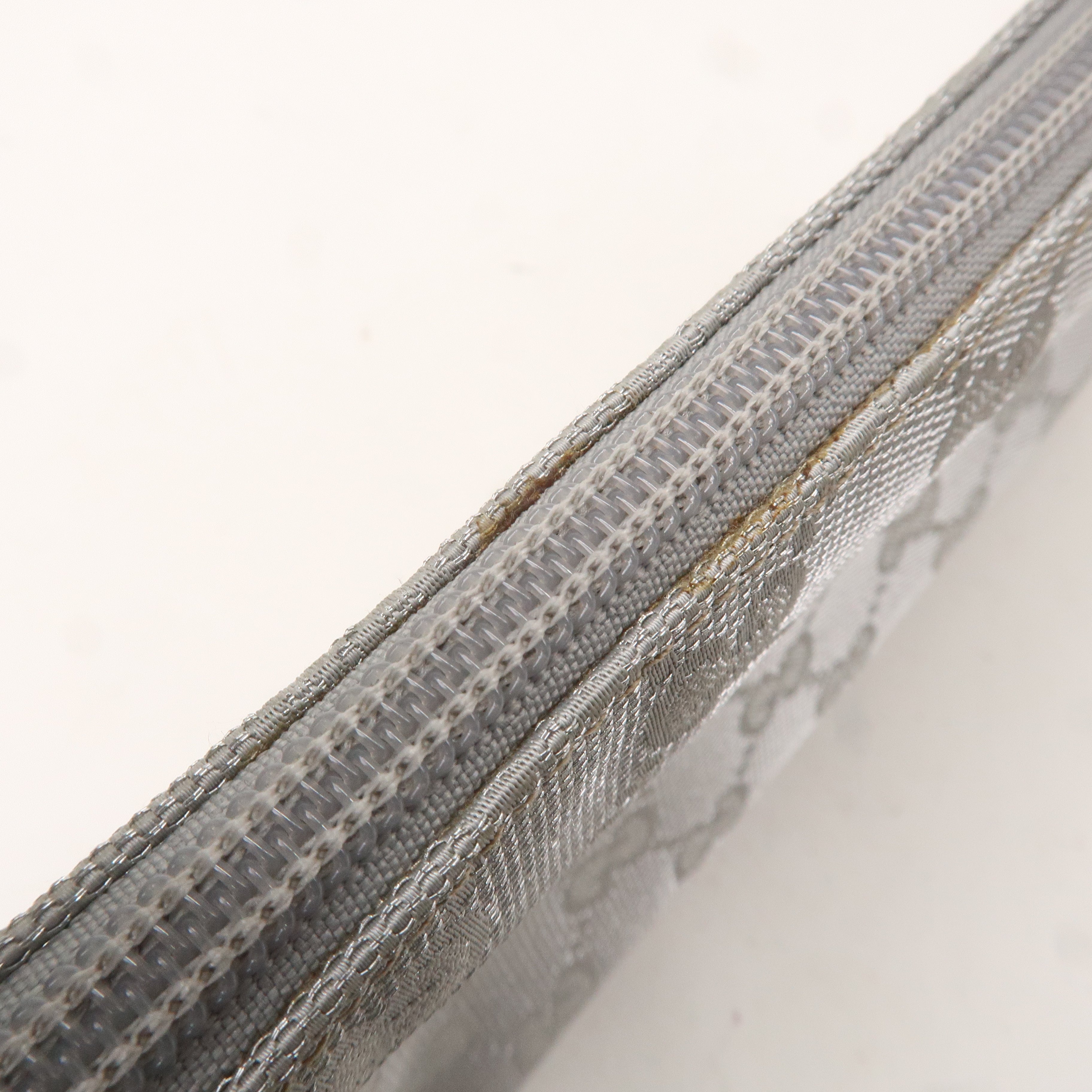 GUCCI Boat Bag Set of 2 GG Canvas Leather Hand Bag 07198 190393