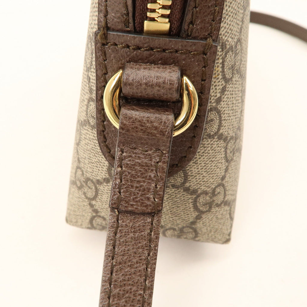 GUCCI Ophidia GG Supreme Leather Shoulder Bag 499621