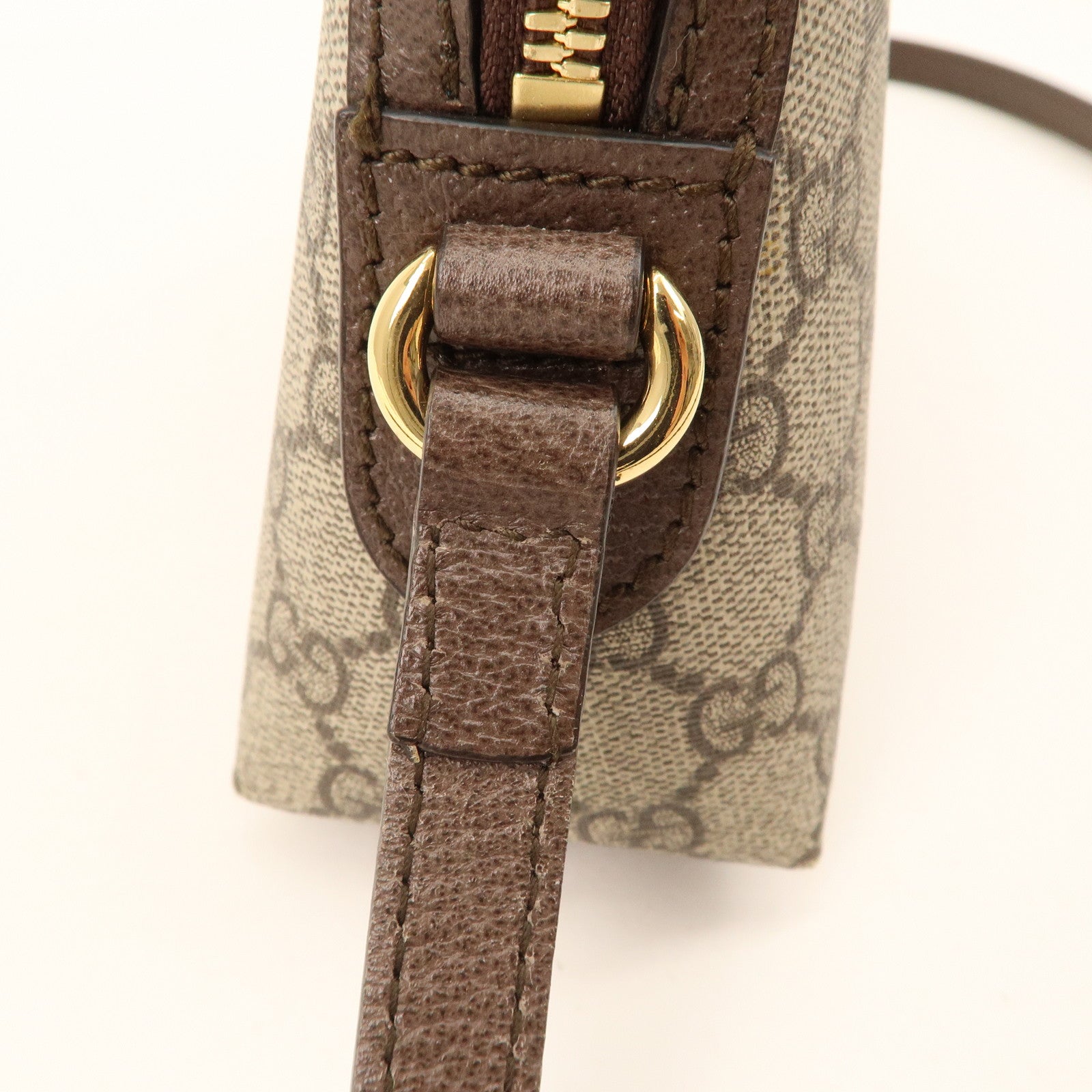 GUCCI Ophidia GG Supreme Leather Shoulder Bag 499621