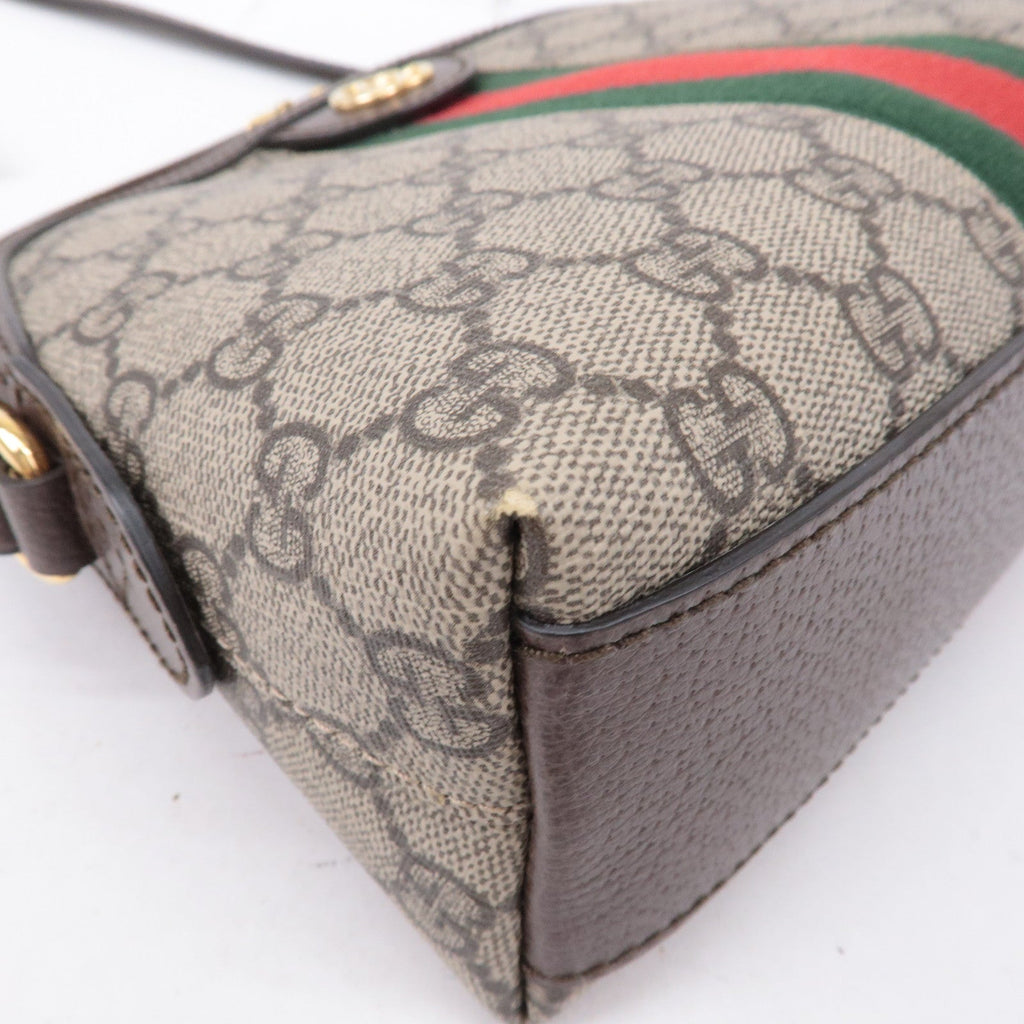 GUCCI Ophidia GG Supreme Leather Shoulder Bag 499621