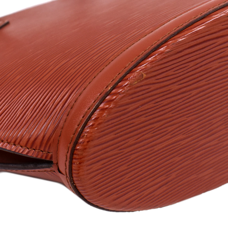 Louis Vuitton Saint Jacques PM Handbag Epi Kenya Brown M52273