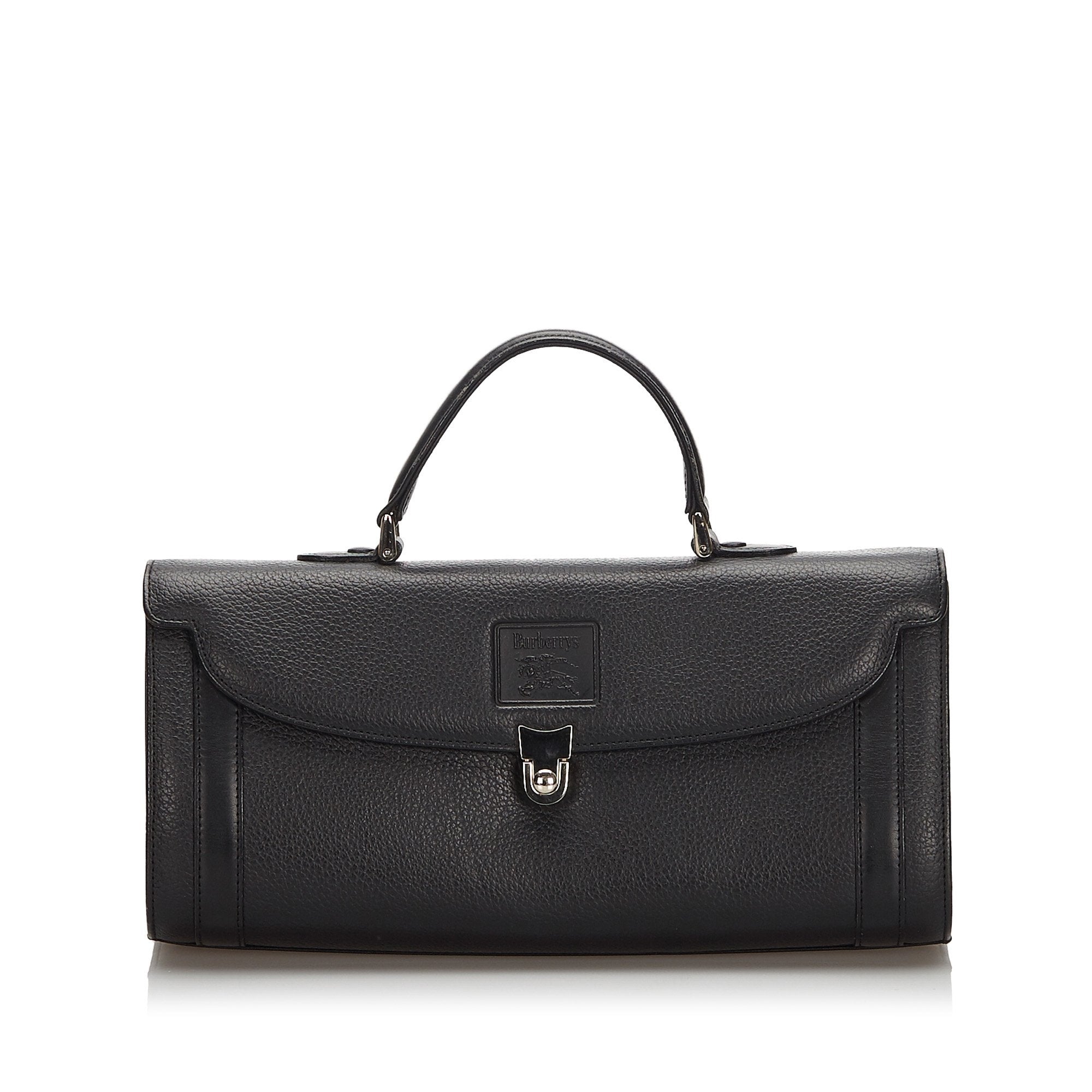 Pre-Loved Burberry Black Others Leather Handbag United Kingdom
