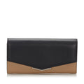 Pre-Loved Fendi Black Others Leather Long Wallet Italy