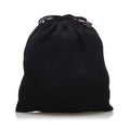 Pre-Loved Fendi Black Others Fabric Cashmere Pouch Italy