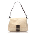 Pre-Loved Fendi White Ivory Canvas Fabric Zucca Mamma Forever Italy