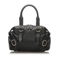 Pre-Loved Burberry Black Calf Leather Handbag United Kingdom