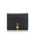 Pre-Loved Fendi Black Calf Leather Bifold Wallet Italy