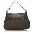 Pre-Loved Fendi Brown Zucca Quilted Nylon Chef Shoulder Bag Italy