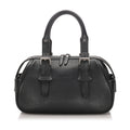 Pre-Loved Burberry Black Calf Leather Handbag United Kingdom