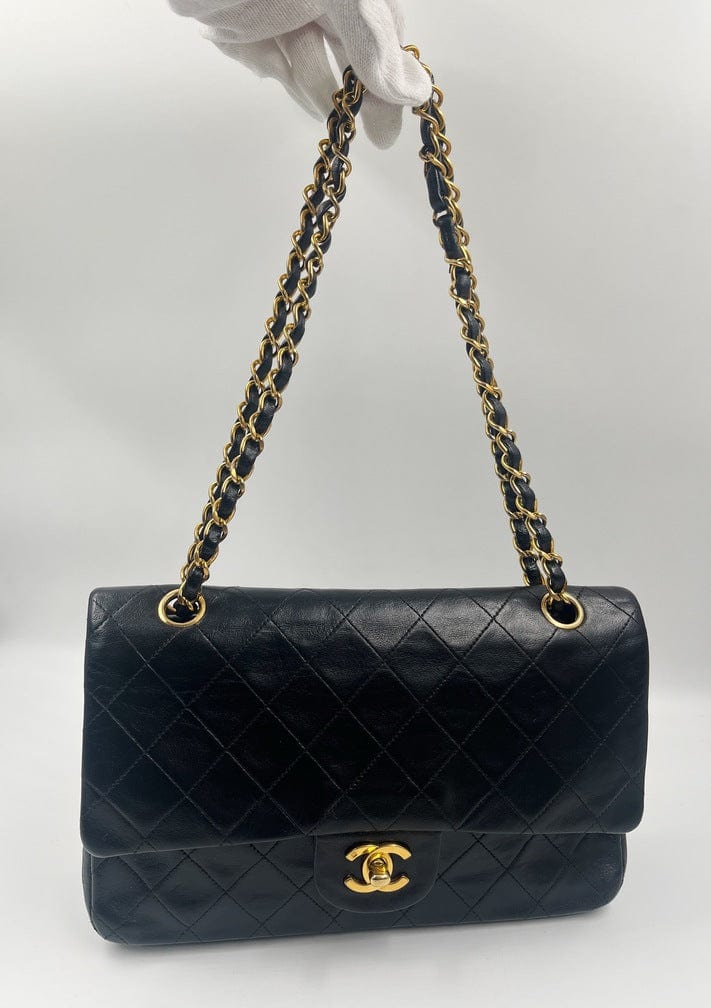 Chanel Classic Double Flap Bag with 24k gold plated hardware