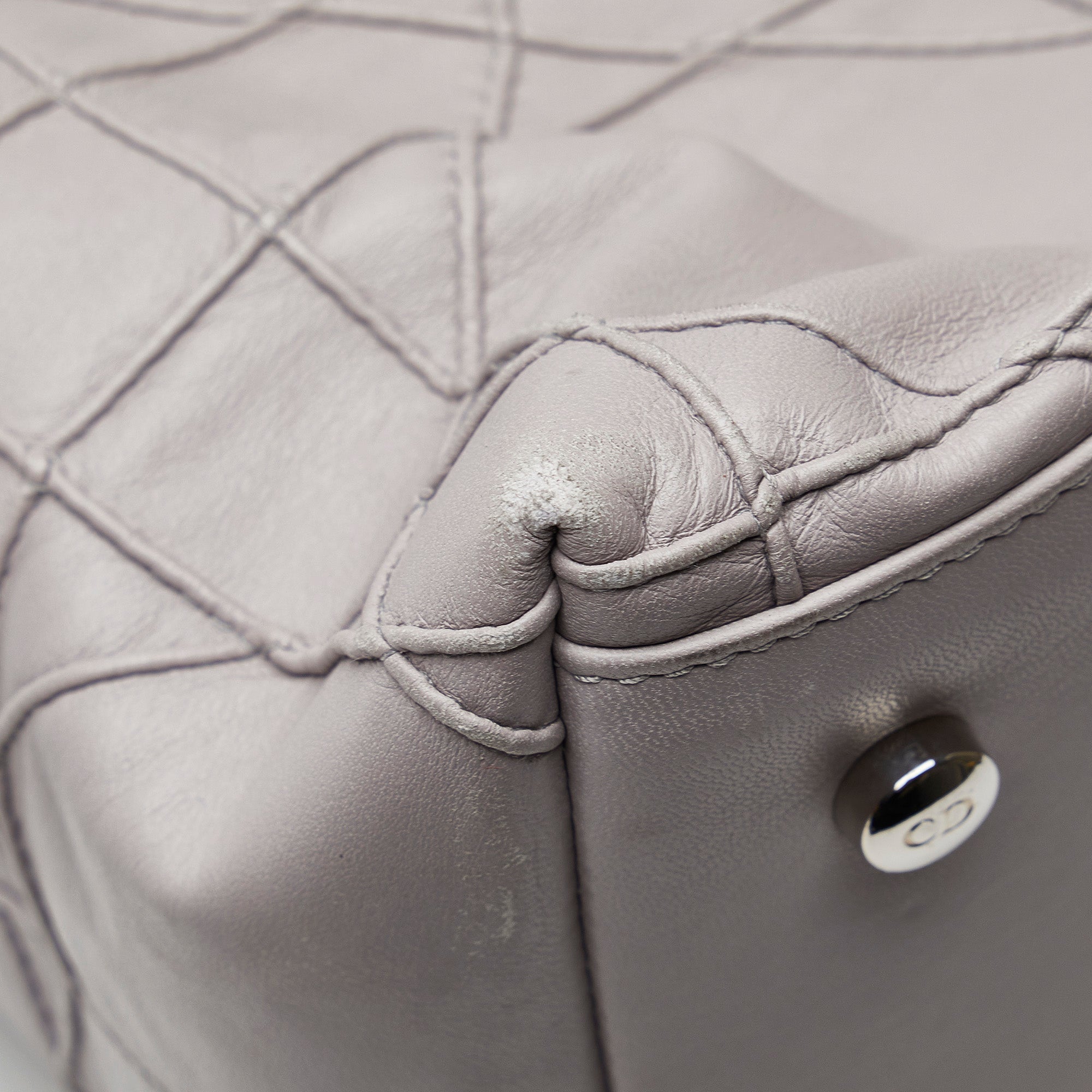 DIOR Cannage Polochon Granville Satchel