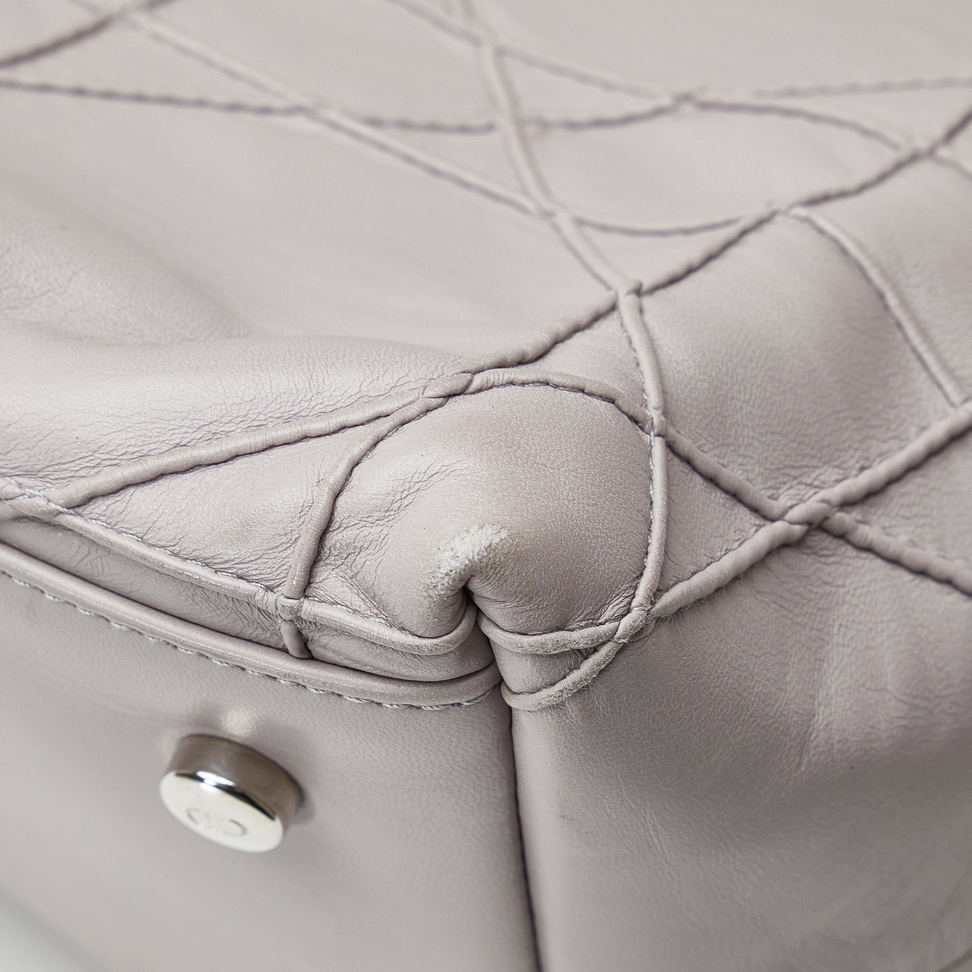 DIOR Cannage Polochon Granville Satchel