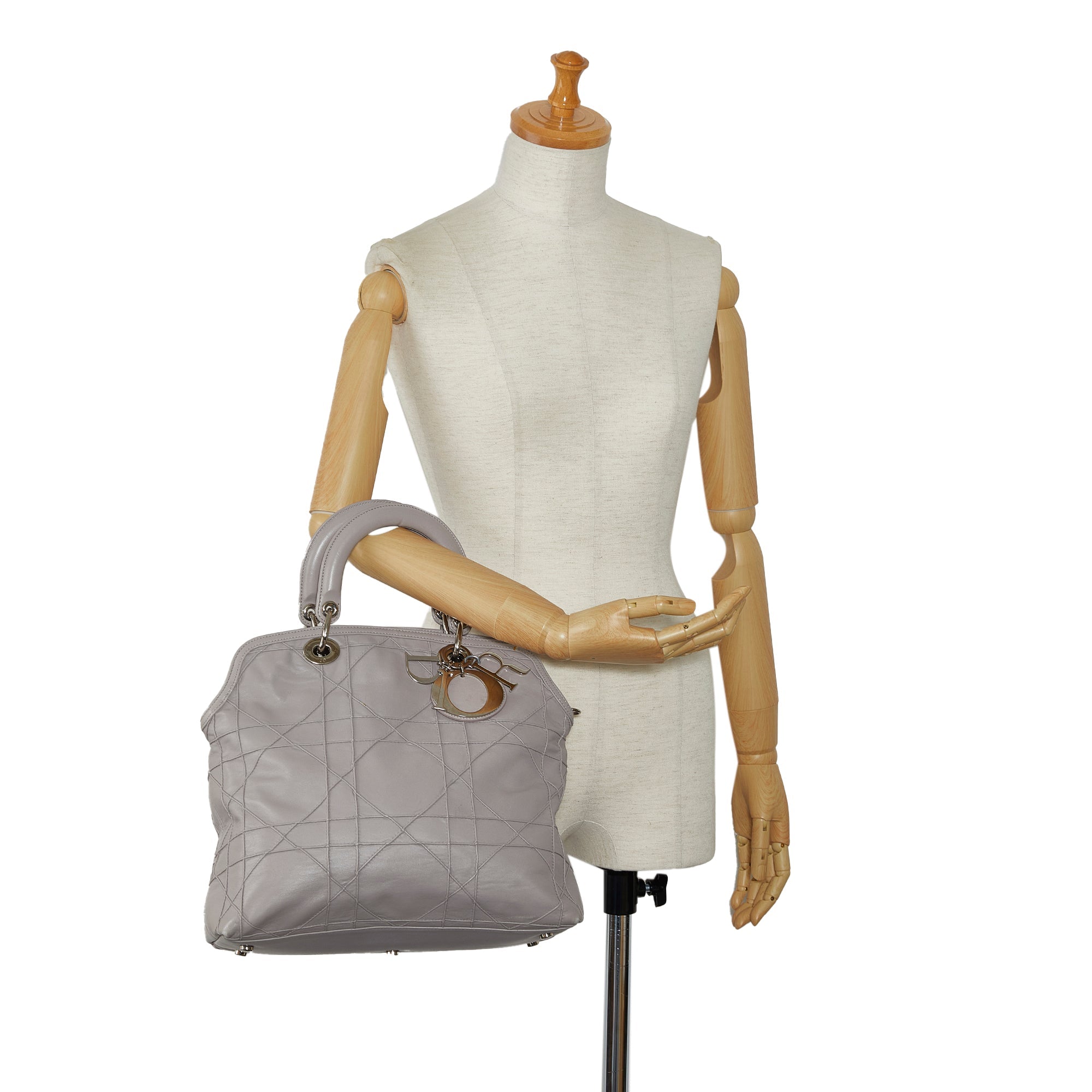 DIOR Cannage Polochon Granville Satchel
