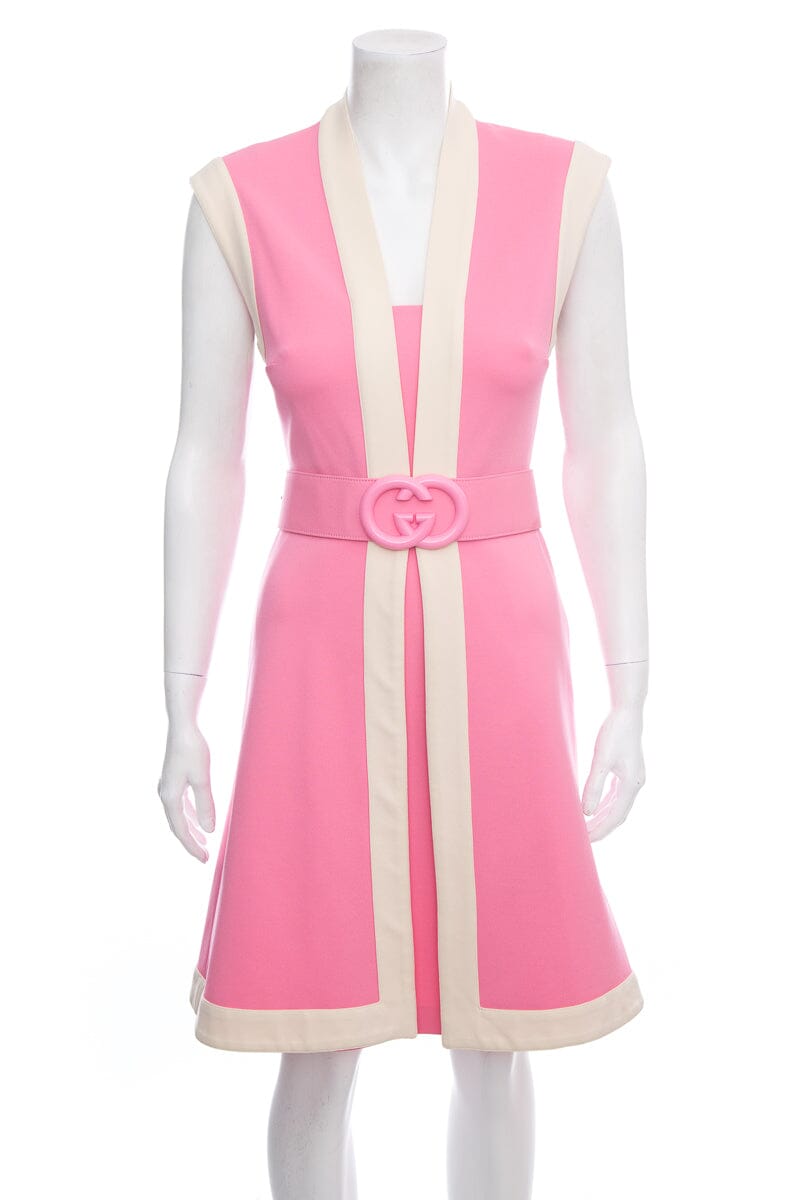 Gucci Pink Sleeveless Dress SZ S