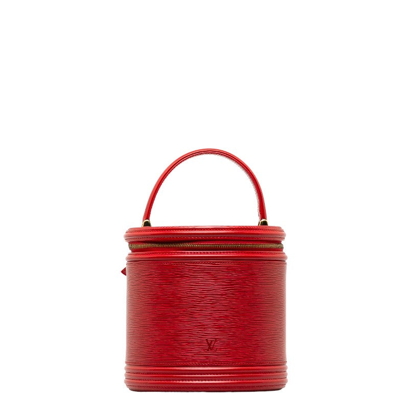 Louis Vuitton Epic Canyon Handbags Vanity Bag M48037 Castilian Red Leather Ladies Louis Vuitton