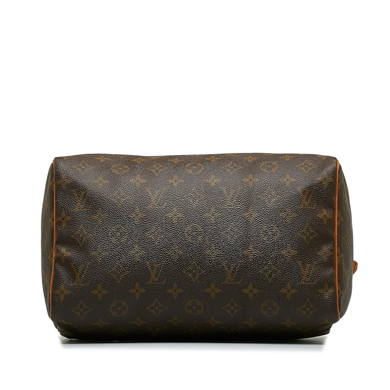 Louis Vuitton Monogram Speed 30 Handbag Mini Boston Bag M41526 Brown PVC Leather Lady Louis Vuitton