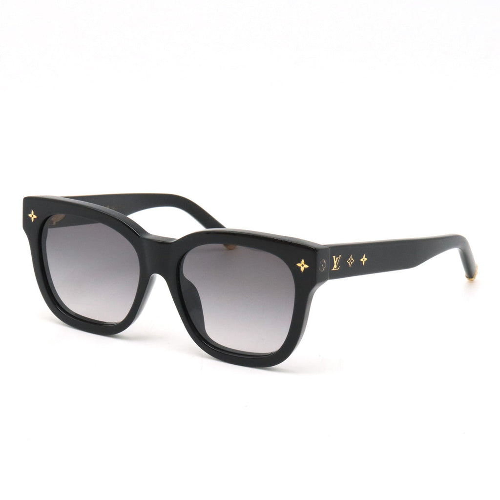 LOUIS VUITTON Louis Vuitton Sunscreen My Monogram Square Smoke Grading Noir Black 54□17 143 Z1523E